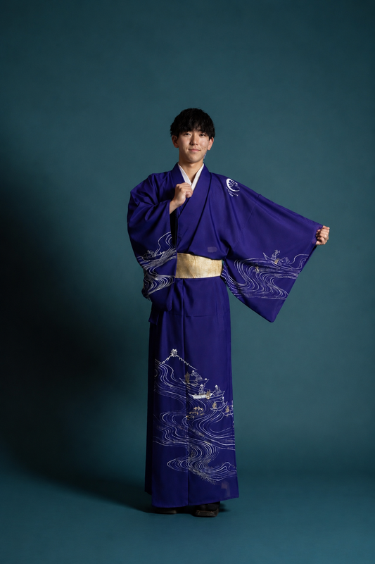A Kimono Inspired by Nagara River Ukai, Once Loved by Nobunaga